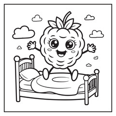 Fruits Coloring Pages for Kids and Adults