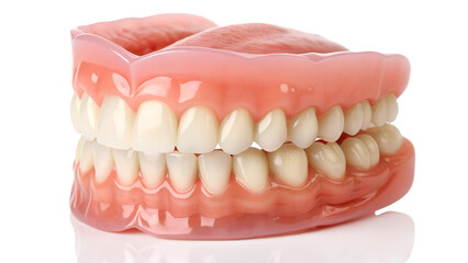Fototapeta premium Full Set of Dentures Isolated