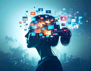 Overloaded Brain Concept