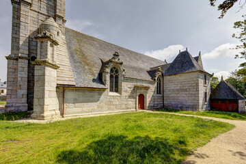 Enclos paroissial de Berven dans le département du Finistère - Bretagne