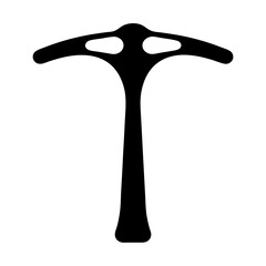 Abstract vector illustration of a futuristic tool with ergonomic hand grips