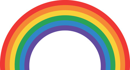 Vibrant rainbow arc