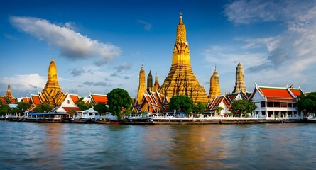 Naklejka premium wat phra kaew bangkok thailand