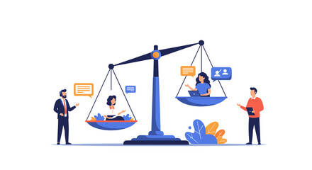 Achieving equitable workplace balance with fair employee opportunities and collaboration for success