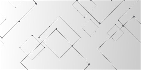 Abstract lines in grey and white tone of many squares and rectangle shapes on white background. Metal grid isolated on the white background. nervures grey abstract perspective Random chaotic.	
