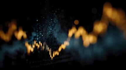 Dynamic financial data visualization on digital dashboard