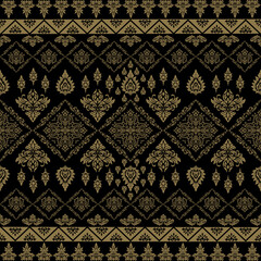 Classic Damask Seamless Pattern - Elegant Vector Design Inspired by Traditional Textile Art
