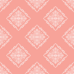 Classic Damask Seamless Pattern - Elegant Vector Design Inspired by Traditional Textile Art