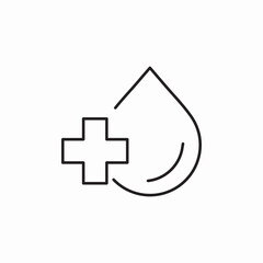 blood donation icon sign vector