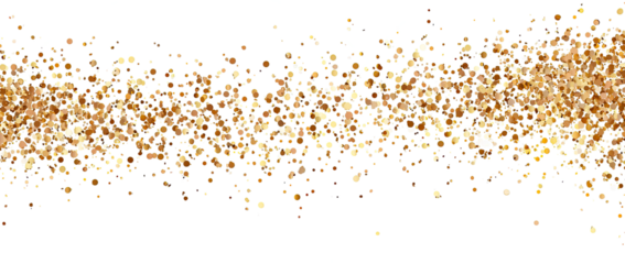 Abstract gold confetti explosion