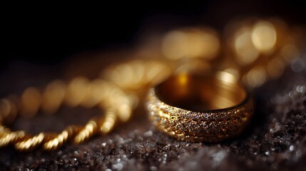 Exquisite gold jewelry appraised for investment purposes