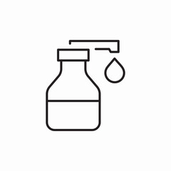 liquid soap icon sign vector