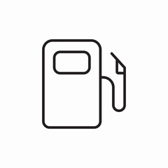 petrol fuel pump icon sign vector
