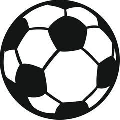 Fototapeta premium soccer ball on white background