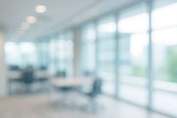 Blurred Office Interior