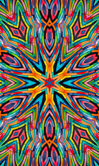 Bright background with abstract multicolor pattern