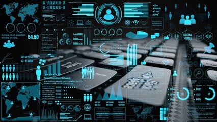 Connection network visualization showing global connection, network communication, digital connection analytic. Connect networks tool support real-time insight and improve connection system. Thunk