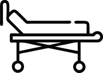 hospital bed icon 