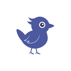 Fototapeta premium blue bird singing