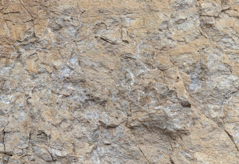 Fototapeta premium the structure of the rock surface in the section, quarrying in the natural environment, sunny day