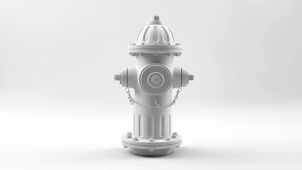White fire hydrant