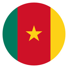flag of Cameroon circle