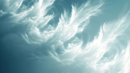 Fototapeta premium Dreamy atmosphere with bright cloud scenery above high resolution picture