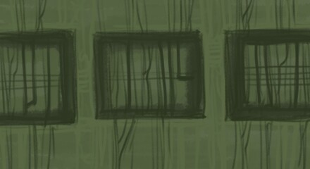 Abstract image for printing. Picture for modern interiors. The picture is painted by hand on a tablet. © neurostructure