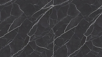 A black marble texture with white veins