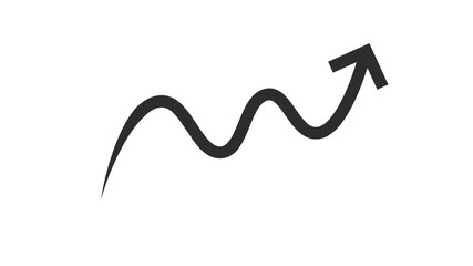 Hand-drawn pointer arrow in cartoon animation. Directional doodle sign for showing the cursor click marker with the focus object. Animated navigation line art in decorative element. Alpha channel. - Powered by Adobe