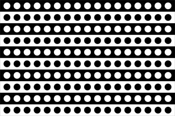 Background of black and white lines with black and white dots
