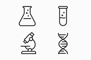 Essential Icon Collection – Minimal Line Set for Multiple Categories