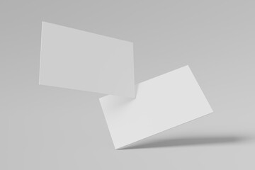 Blank business card mockup template