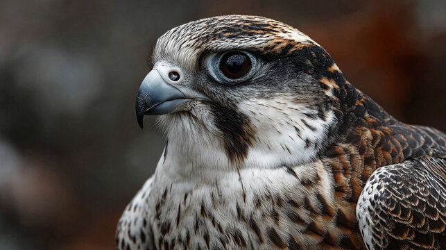 Saker Falcon Portrait Close Up Bird of Prey Wildlife Photography