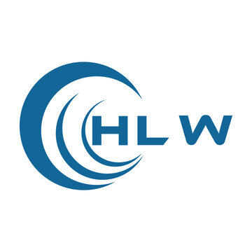 HLW letter design. HLW letter technology logo design on a white background. HLW Monogram logo design for an entrepreneur and business.
