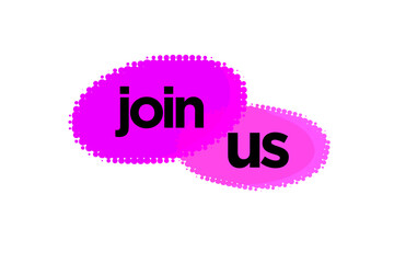 join us business clipart graphic on transparent background