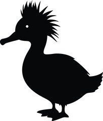 punk duck silhouette