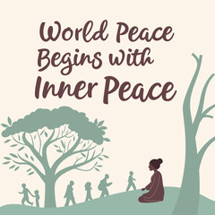 Obraz premium VECTOR ART ILLUSTRATION FOR INTERNATIONAL DAY OF 