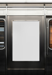 An image of a Billboard on a subway
