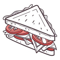 sandwich with cheese