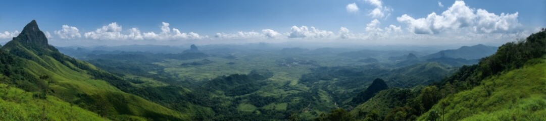 Naklejka premium Panorama view of nature landscape hdr 360 degrees