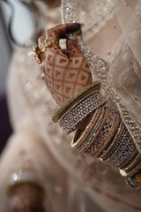bride's mehndi applied hands