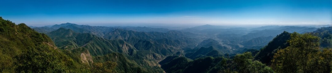 Naklejka premium Breathtaking panoramic view nature hdr 360 degrees