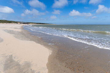Brouwers beach near Renesse in Zeeland, Netherlands
