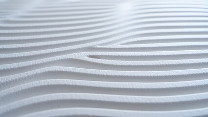 Abstract white wavy lines texture background design