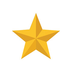 (Bright Golden Star on Dark Field. This luminous five pointed emblem symbolizes top quality, success, and achievement. Perfect for ratings, awards, or decorative projects.)