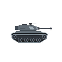 Fototapeta premium (Powerful Combat Tank Symbol. A formidable armored vehicle graphic conveying military strength and readiness. This illustration represents defense, conflict, and the might of warfare.)
