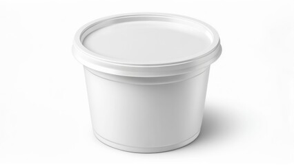White plastic food container (1)