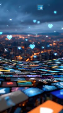 Online chain: digital link, network beat, global flow, media zone, virtual circuit, content pulse, internet ring, cyber tone, social stream, platform path