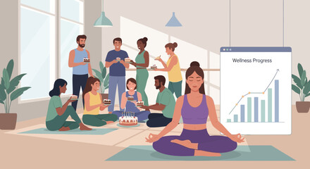 Mindful Celebration Integrating Wellness Through Yoga And Festive Gatherings